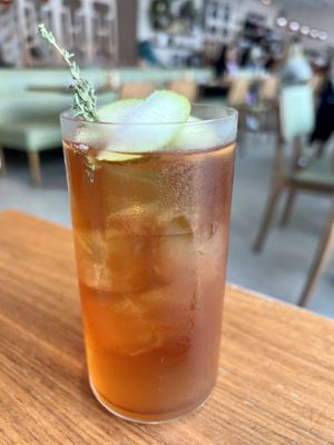CBD apple & pear ice tea  at Mildreds - Camden in North West London