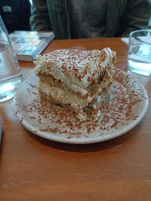 White chocolate tiramisu at Mildreds - Camden in North West London