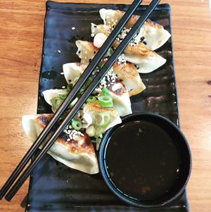 dumplings  at Mildreds - Camden in North West London