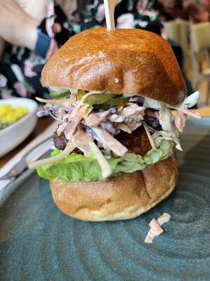 Nashville chick*n burger  #Veganuary at Mildreds - Camden in North West London