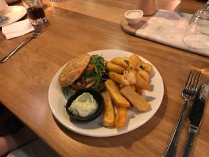 halloumi burger at Mildreds - Camden in North West London