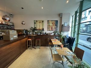 Love the Art works from La La Land  #Veganuary at Mildreds - Camden in North West London