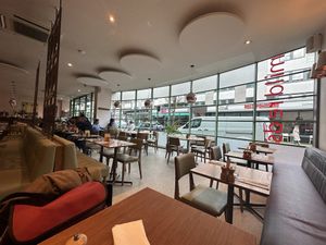 Nice light  #Veganuary at Mildreds - Camden in North West London