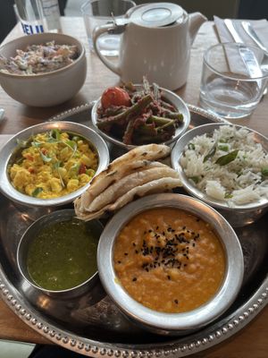 Breakfast thali  at Mildreds - Camden in North West London