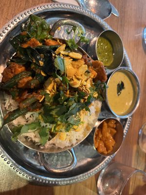 Indian dish  at Mildreds - Camden in North West London