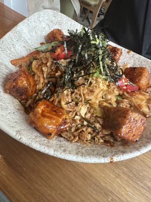 Kimchi fried rice with tofu   at Mildreds - Camden in North West London