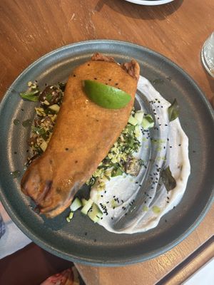 Samosa pocket   at Mildreds - Camden in North West London