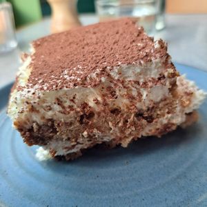 White chocolate tiramisu at Mildreds - Camden in North West London