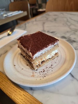 white chocolate tiramisu 😋 at Mildreds - Camden in North West London
