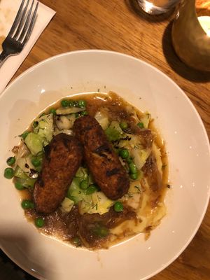 sausage and mash  at Mildreds - Camden in North West London