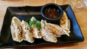 Dumplings  at Mildreds - Camden in North West London