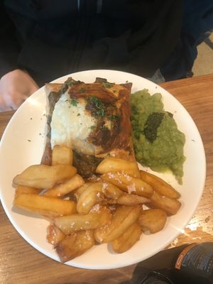 Mushrooms pie at Mildreds - Camden in North West London