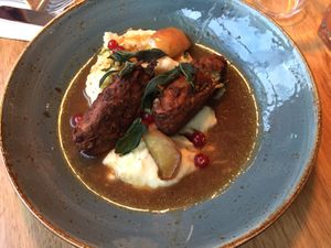 Filling roast at Mildreds - Camden in North West London