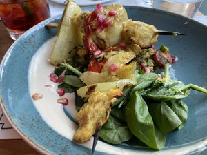 Chic'n kebab at Mildreds - Camden in North West London