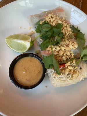 Summer rolls at Mildreds - Camden in North West London