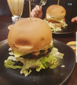 Burger at Space Burger in Dusseldorf