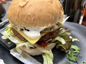 Burger  at Space Burger in Dusseldorf