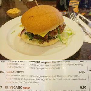 Veganotti at Space Burger in Dusseldorf