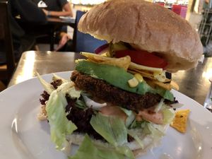 nom nom at Space Burger in Dusseldorf