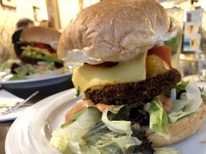 burger at Space Burger in Dusseldorf