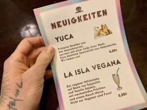 vegan milkshake at Space Burger in Dusseldorf