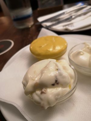 Vegan sauce at Space Burger in Dusseldorf