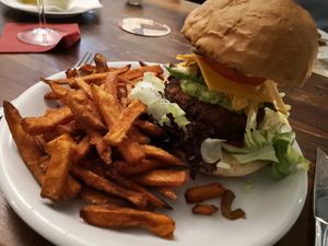 Burger at Space Burger in Dusseldorf