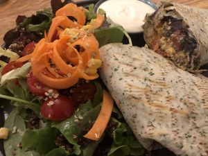 Riesen Burrito  #Veganuary at Froindlichst - Winterhude in Hamburg