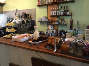 Part of the brunch buffet at Froindlichst - Winterhude in Hamburg