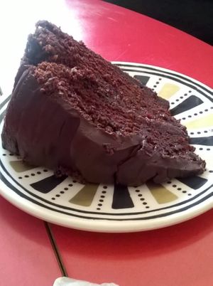 More vegan chocolate cake! at True Coffeehouse in Newcastle Upon Tyne