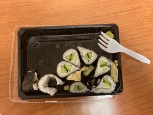 Vegan sushi to go  at Ami in Bloomington