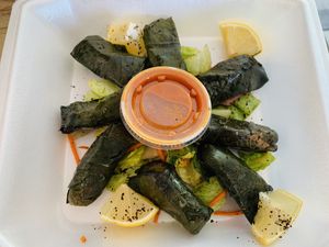 Grape leaves!  at Anatolia in Bloomington