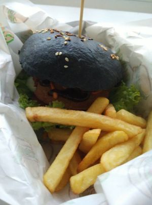 GD BAMBOO burger at GD Lacto Aroma in Johor Bahru