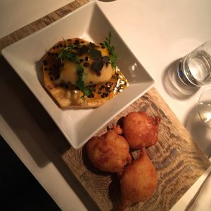 Third dish at Brasserie Godot in Stockholm