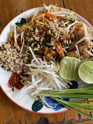 Pad Thai  at Thai Farm Cooking School in Chiang Mai