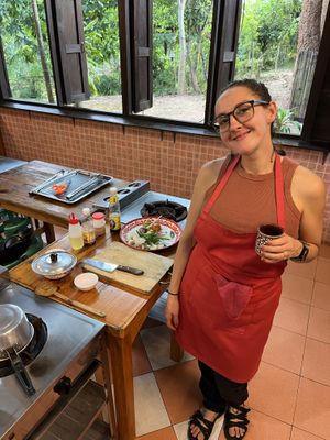   at Thai Farm Cooking School in Chiang Mai