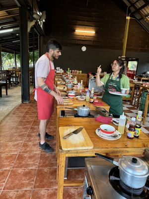   at Thai Farm Cooking School in Chiang Mai