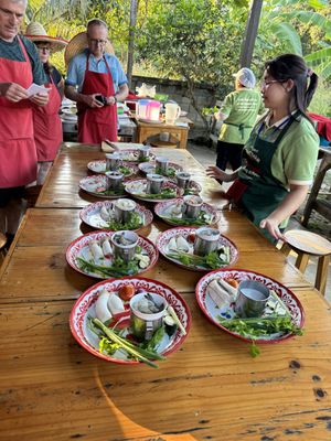   at Thai Farm Cooking School in Chiang Mai