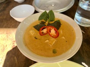Penang curry   at Thai Farm Cooking School in Chiang Mai