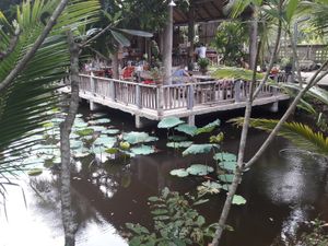 Chill out zone at Thai Farm Cooking School in Chiang Mai