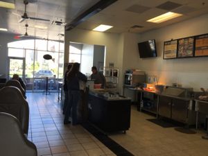 inside at Simon's Hot Dogs in Scottsdale