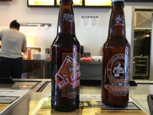 alcoholic beverages  at Simon's Hot Dogs in Scottsdale