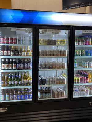 Beverage cooler  at Simon's Hot Dogs in Scottsdale