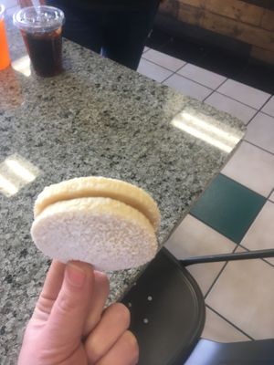 Vegan Alfajores!!! at Simon's Hot Dogs in Scottsdale