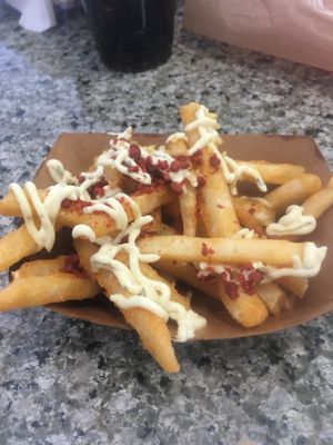 Vegan Bacon Ranch Fries at Simon's Hot Dogs in Scottsdale