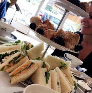 Vegan tea party (sandwiches and treats) at Tipple and Rose Tea Parlor and Apothecary in Atlanta