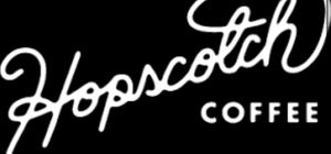 Logo  at Hopscotch Coffee in Bloomington