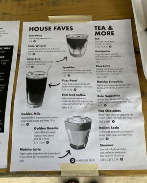 Tea and more at Hopscotch Coffee in Bloomington