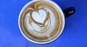 Lovely coffee at Hopscotch Coffee in Bloomington