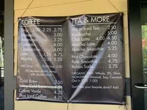 Menu! at Hopscotch Coffee in Bloomington